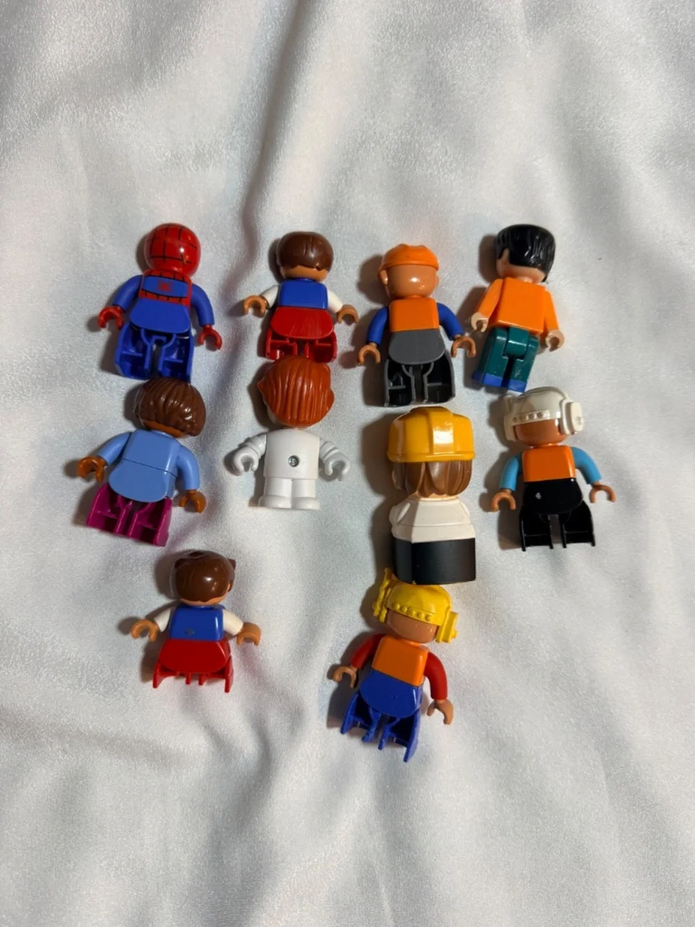 LEGO DUPLO 10 Figure Lot Spider-Man Workers Doctor